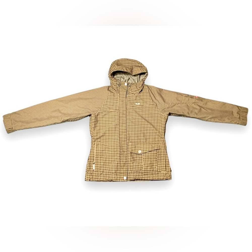 Foursquare Snowboard Outerwear Houndstooth winter Jacket Women’s size Medium - Picture 2 of 16